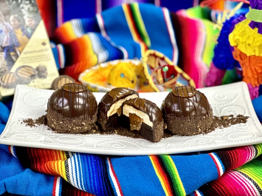 Mi Tierra will offer a dessert of Mexican chocolate brownie topped with dulce de leche mousse, filled with cajeta and covered in dark chocolate ganache, then surrounded with crushed Adventurefuls. (Courtesy Girls Scouts of Southwest Texas)
