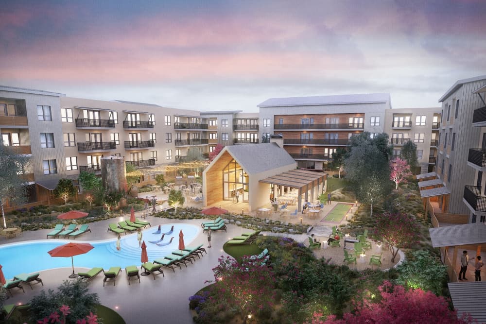 a rendering of the site
