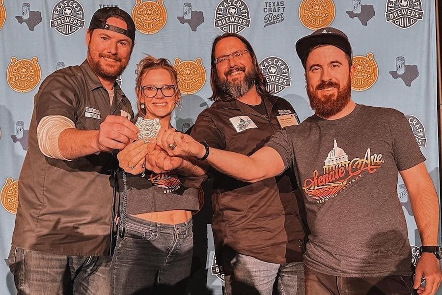 Senate Avenue Brewing Co. earns silver medal at Texas Craft Brewers Cup