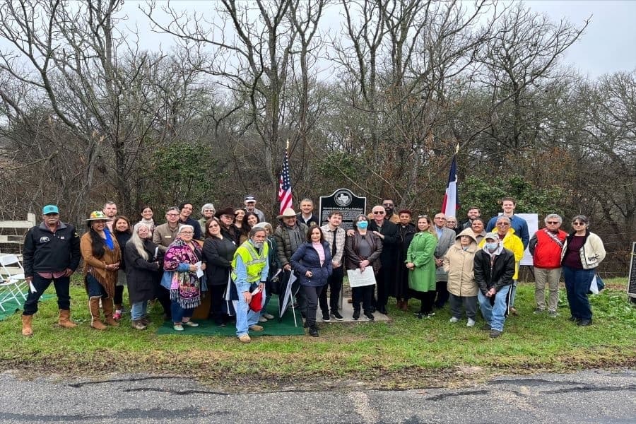 Council for the Indigenous and Tejano Community unveils historical marker honoring 1800s settler in San Marcos