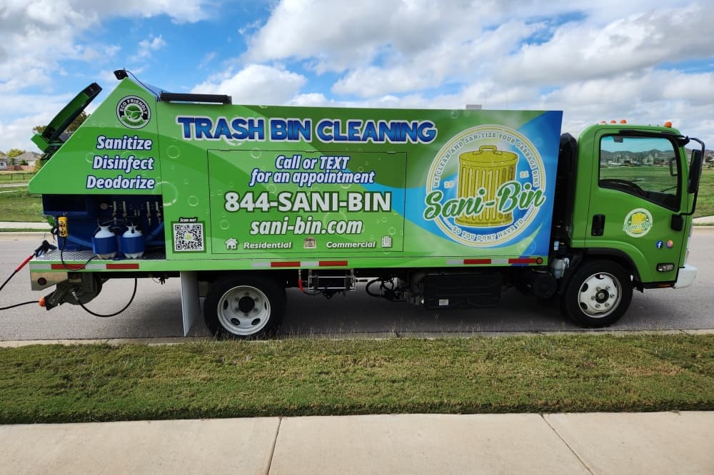 Sani-Bin recycling, trash bin cleaning company now operating in Georgetown