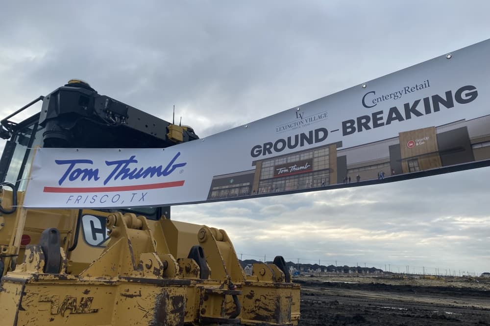 The store is expected to finish by spring 2024. (Alex Reece/Community Impact)