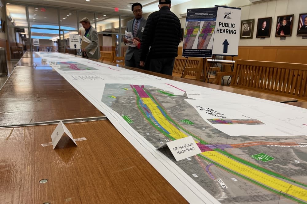 Map of US 380 bypass alignment