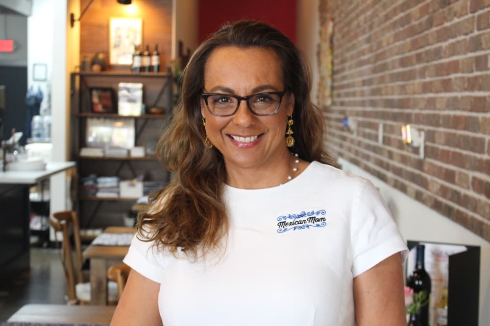 Gina Antimo is the owner, and the Mexican mom, behind Mexican Mom Cocina Tradicional. (Kylee Haueter/Community Impact)(Kylee Haueter/Community Impact)