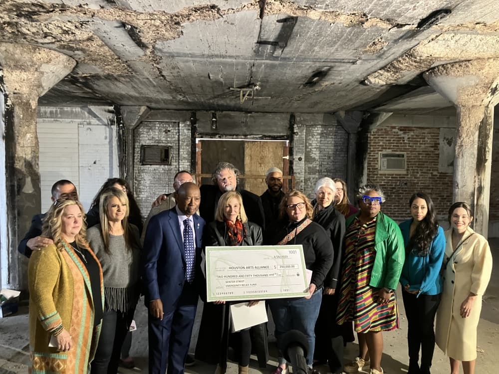 Houston donates $250K to emergency relief fund for Winter Street Studios artists