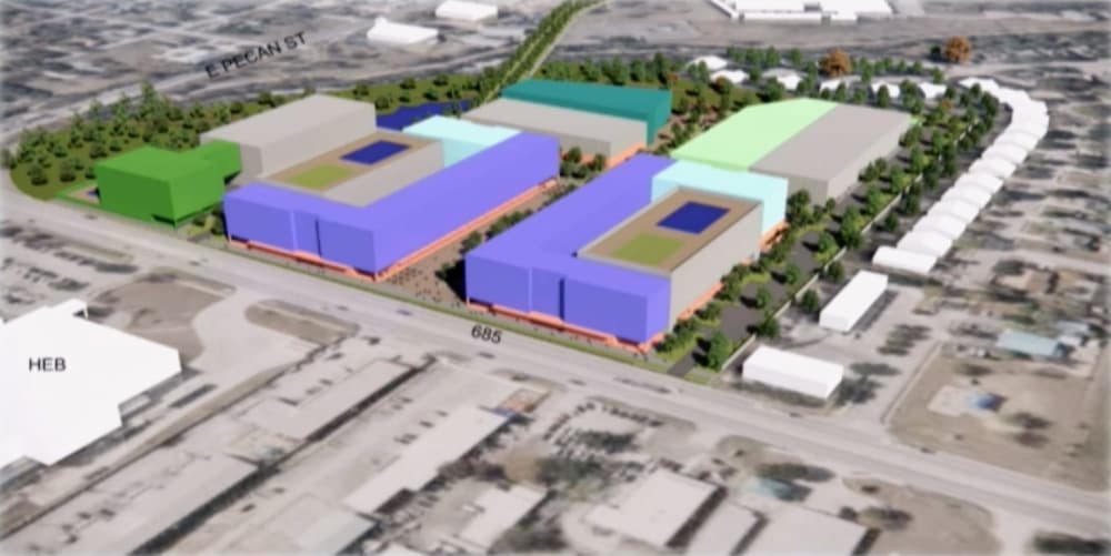 rendering of downtown east project
