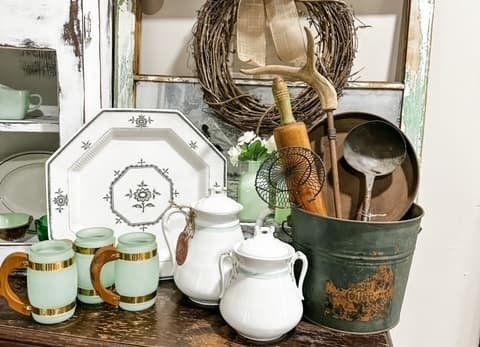 J&CO Vintage Market now selling unique home decor in Porter