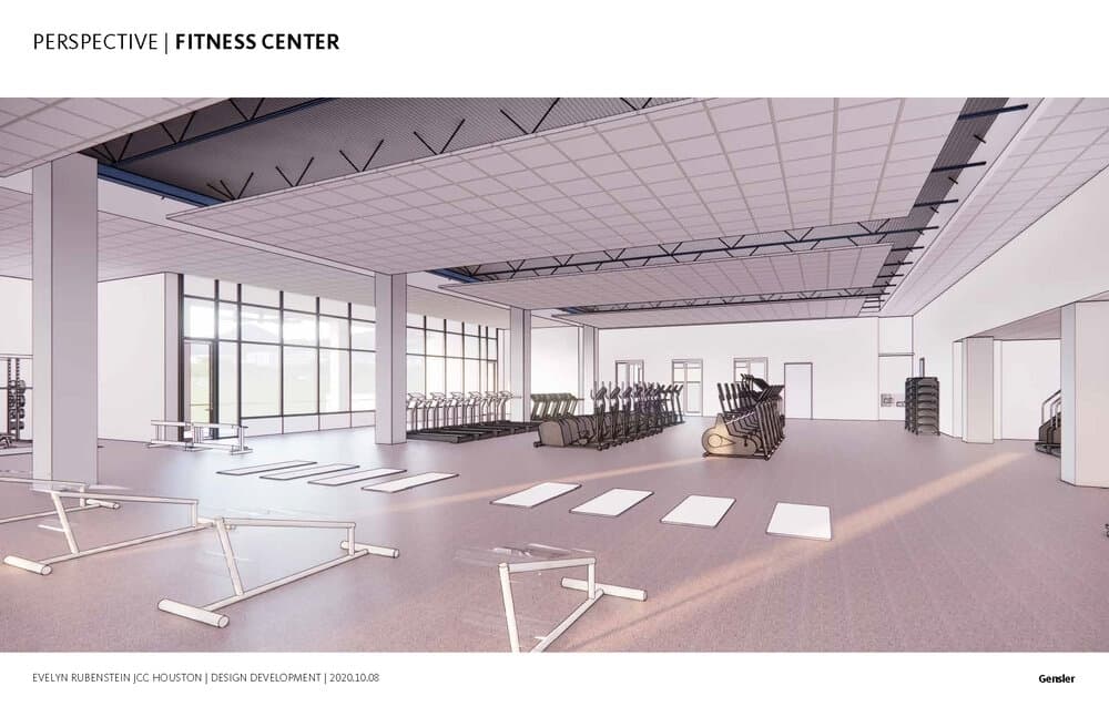 This is the new fitness center. (Courtesy Evelyn Rubenstein Jewish Community Center)