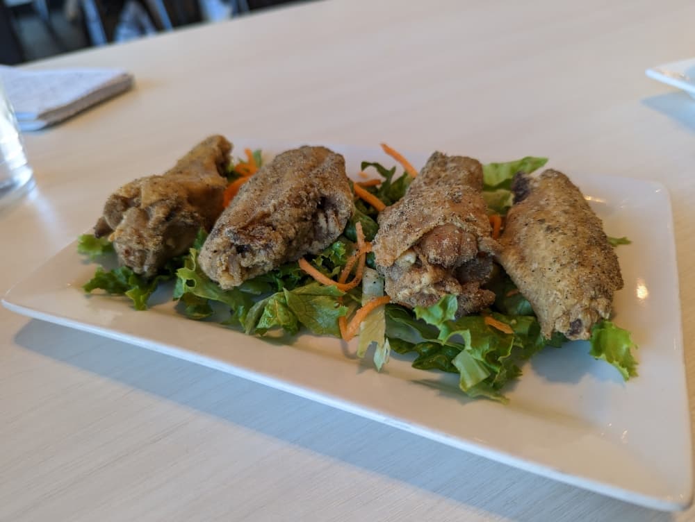 wings over lettuce