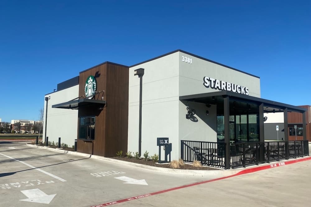 Starbucks selling hot, cold beverages on Renner Road in Plano