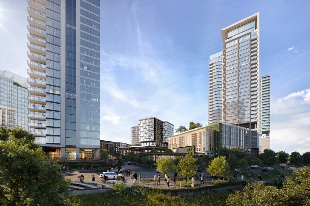 A rendering of Autry Park. 