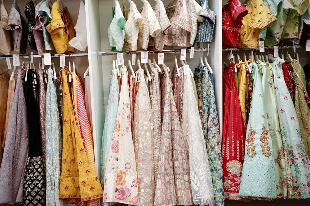 “Indian clothing, different than American clothing, focuses on colors,” owner and designer Urmila Chhimpa said. (Riley Farrell/Community Impact)