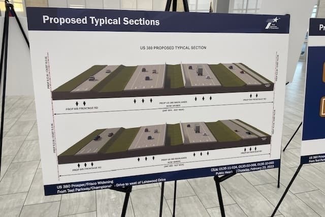 The proposed project will widen the highway to six lanes going both ways to handle a growing population and more cars. (Alex Reece/Community Impact)