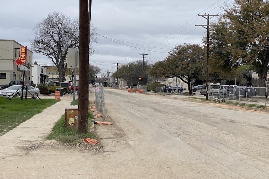 New Braunfels Castell Ave., San Antonio St. intersection to temporarily close