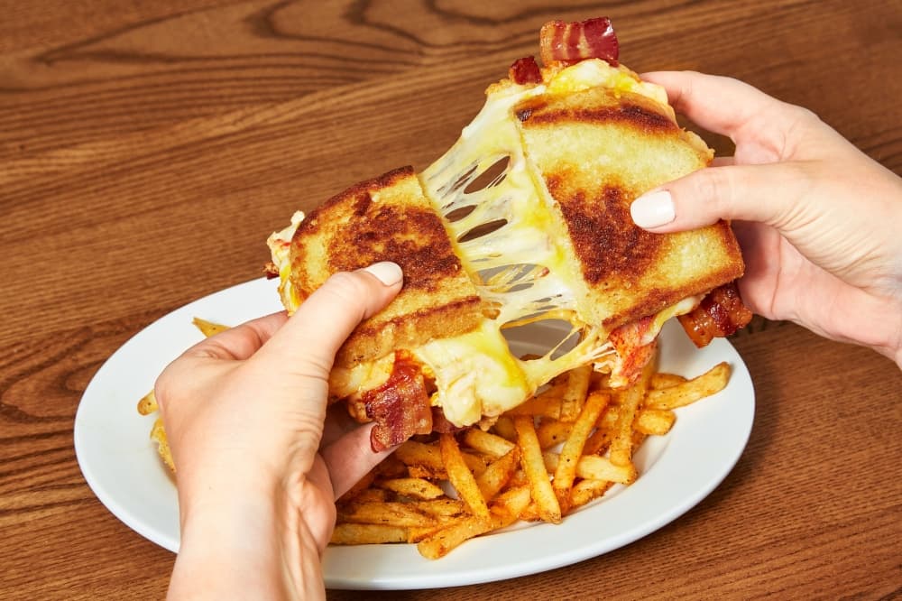 Grilled cheese and fries