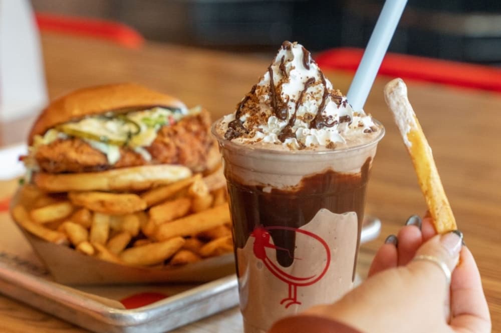The Crack Shack sells sandwiches, fried chicken and shakes made with locally sourced ingredients. (Courtesy The Crack Shack)