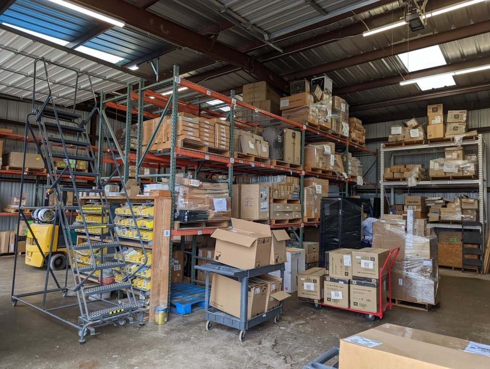 storage inside warehouse 