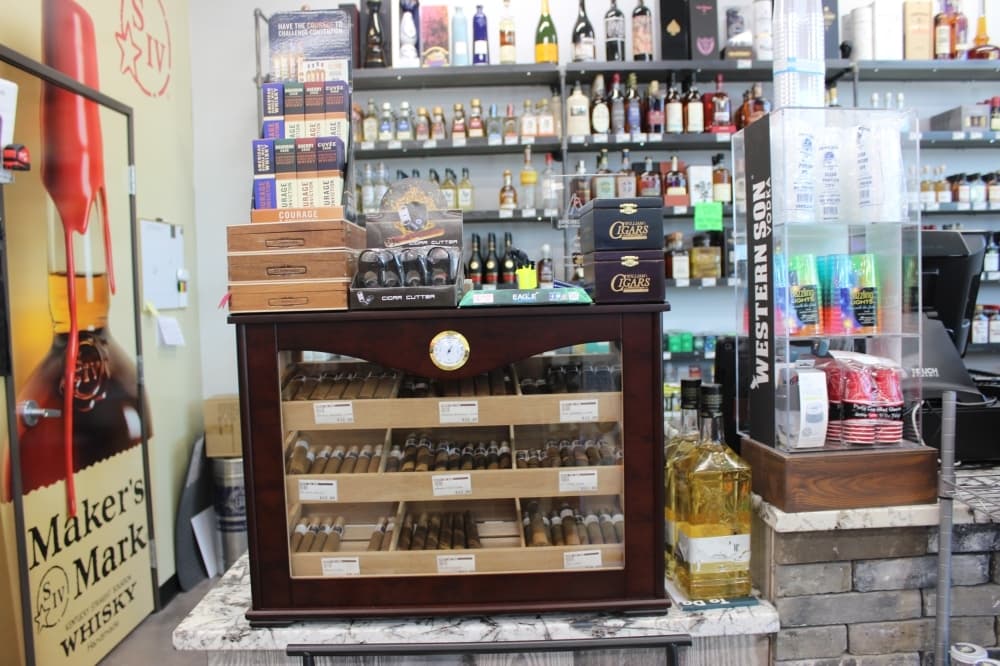 Worth The Pour offers a variety of cigars, including some created by a master Cuban cigar roller from Dallas.