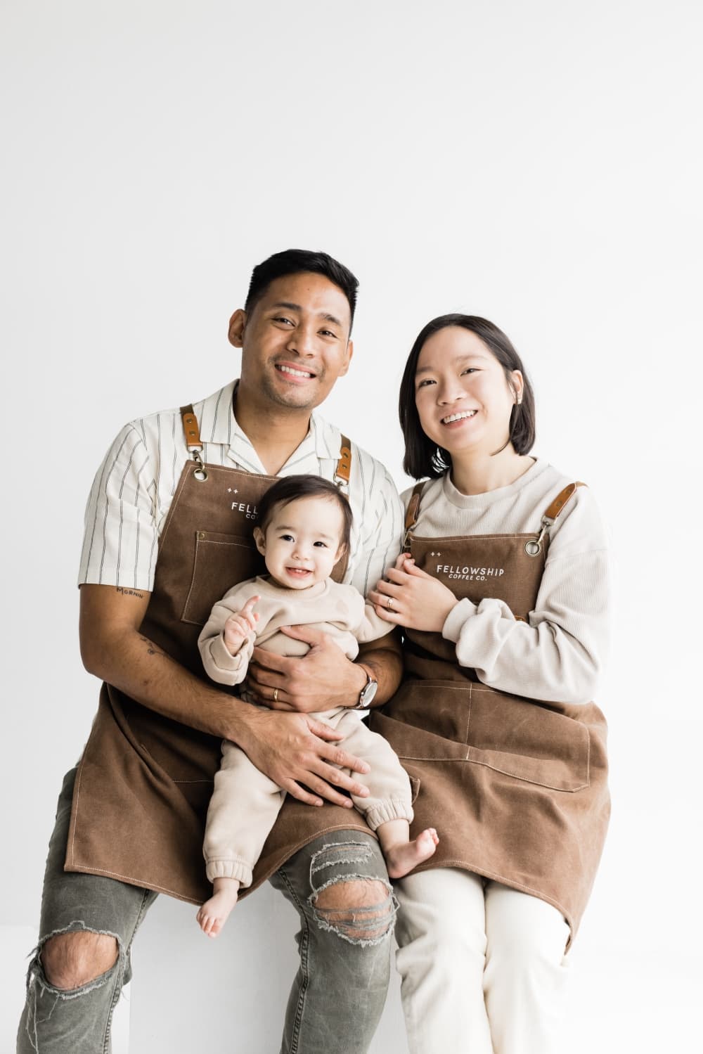 Fellowship Coffee Co. will be run by owner and lead barista Ryan Borinaga (left) and his wife and co-owner, Janice Chiu (right). (Courtesy Shaider Divina)