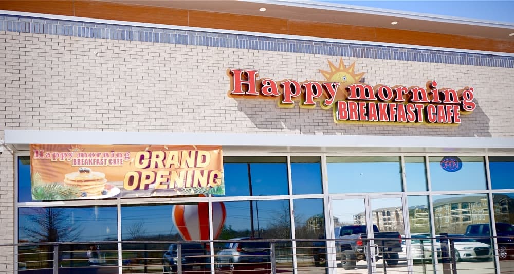 Happy Morning Breakfast Cafe held its grand opening Feb. 24 at 1710 FM 423, Ste.100, in West Frisco. (Riley Farrell/Community Impact)