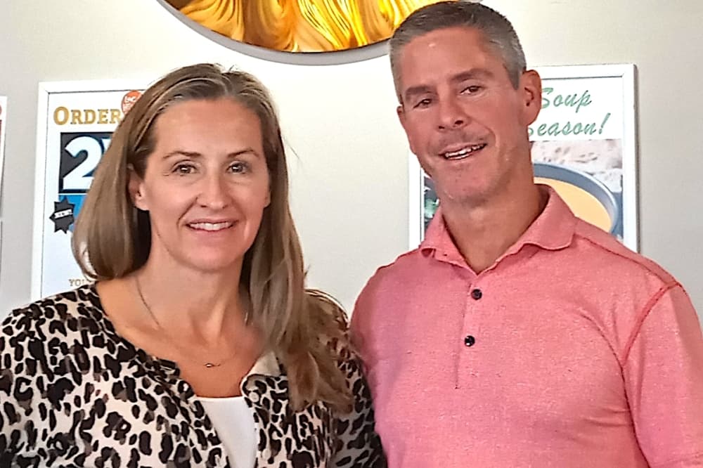 Jason and Sarah Treat own Local Health Market, which provides healthy to-go meals, specially selected supplements and nutritional coaching. (Edmond Ortiz/Community Impact)
