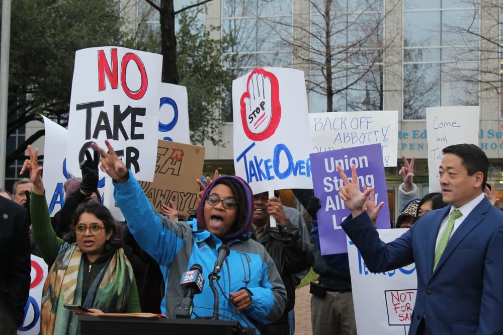 Advocates speak out as state takeover of Houston ISD looms
