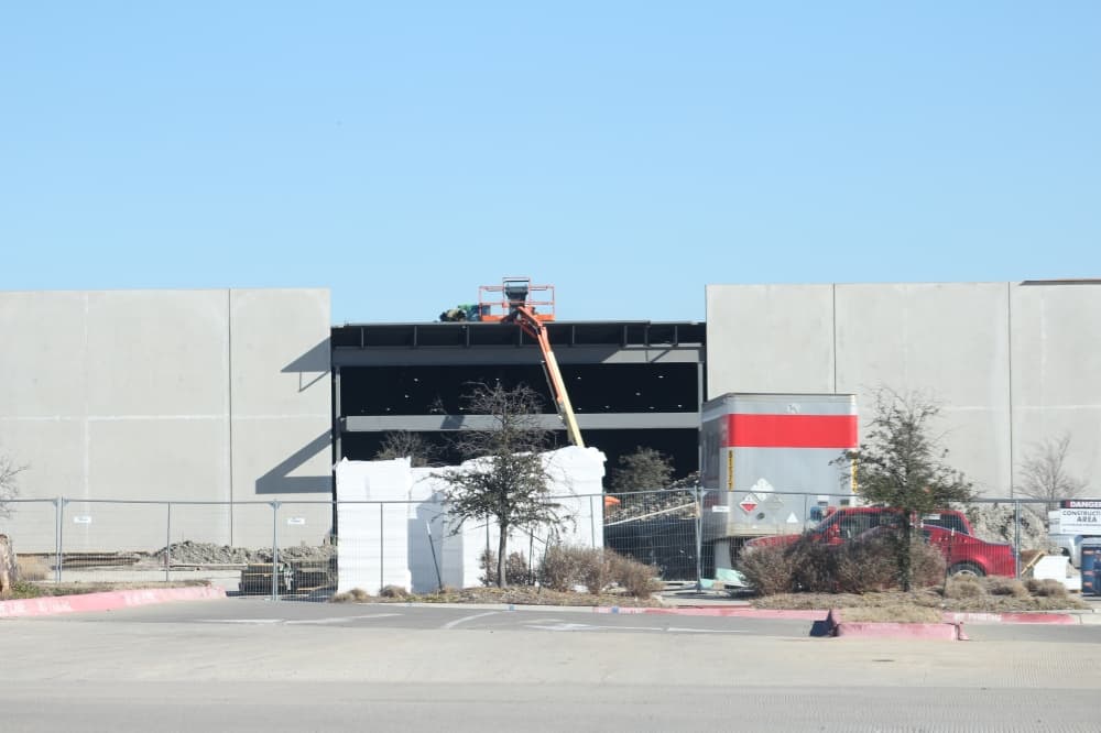 exterior of At Home in McKinney with construction