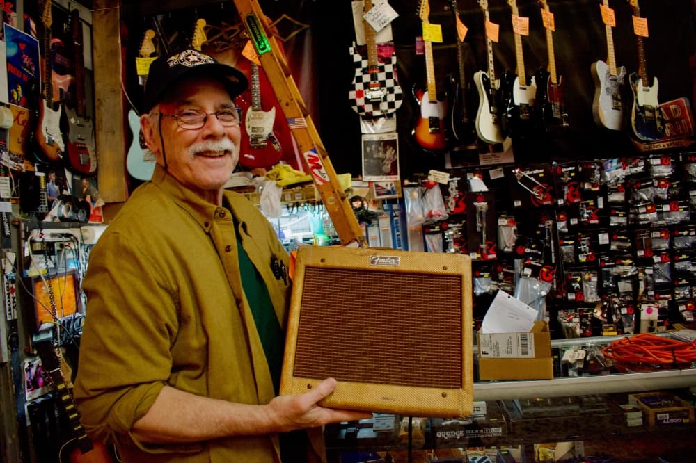 After repairing the body of a 1957 Champ Fender amplifier, Whittrock sold the item to a customer in Japan. 