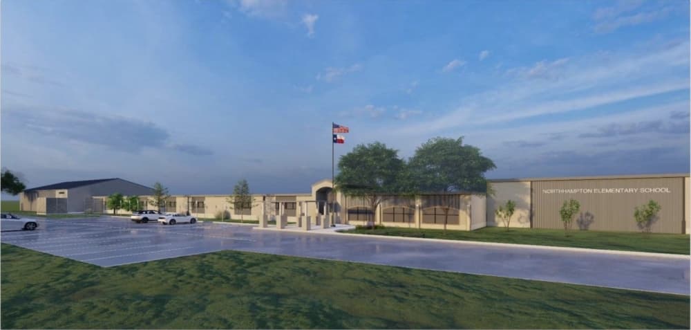 Northampton Elementary School will undergo a total renovation as part of Klein ISD's 2022 bond program. (Rendering courtesy Klein ISD)