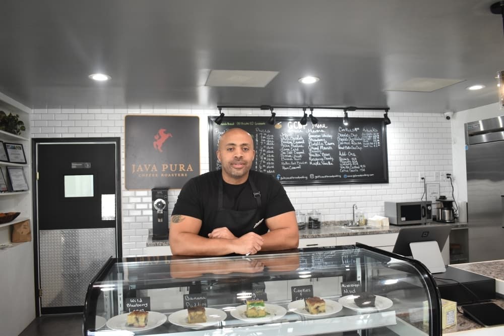 
Max Peters, owner of Gulf Coast Bread Pudding, launched the bread pudding bakery in 2018 and opened its storefront off FM 529 in 2022.
