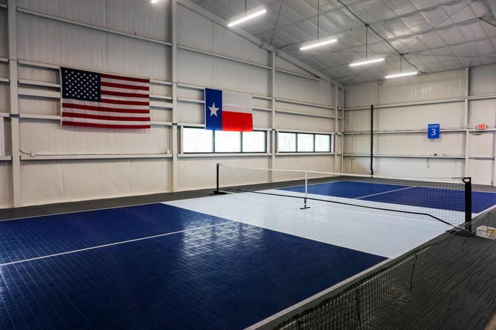 The Mateflex court material is designed to put a spring in every players step. (Sierra Martin/Community Impact)