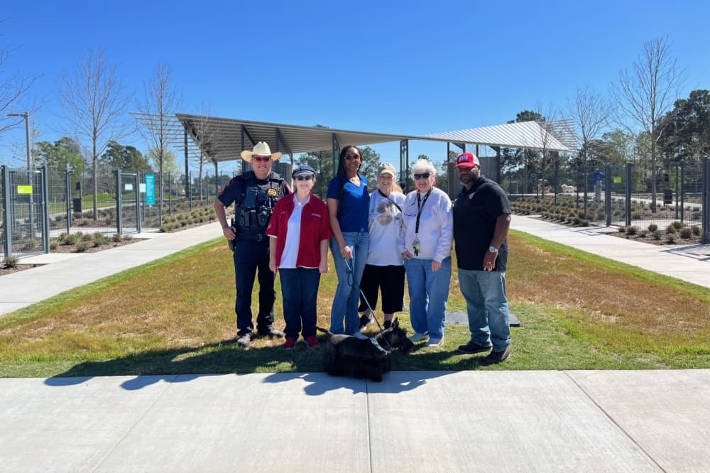 Trail of the Lakes MUD welcomes furry friends to new dog park in Humble