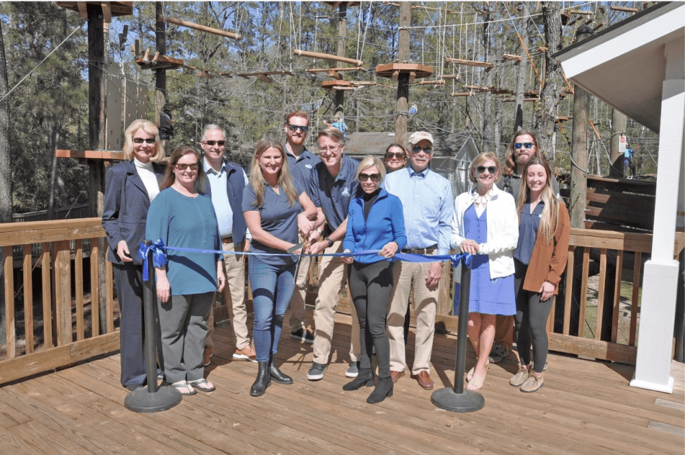 Texas TreeVentures reopens outdoor course with new aerial elements among the trees