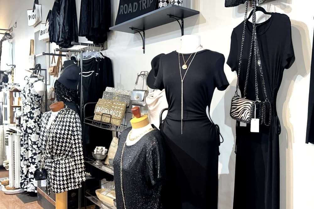 Oolala offers styling services. All of its clothing is hand curated. (Tekima Johnson/Community Impact)