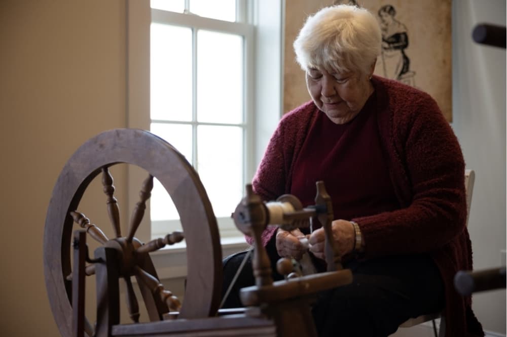 The Gibson-Grant Log House provides all residents with the opportunity to travel back in time. 
