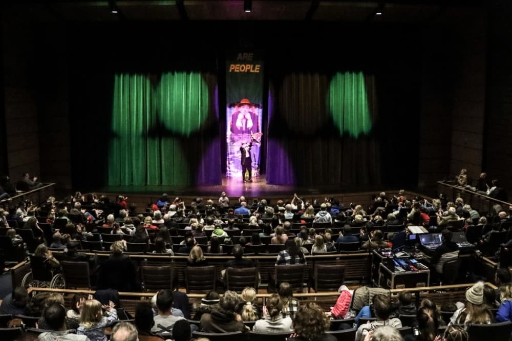 The Coppell Arts Center is a gathering place that features local artists. 