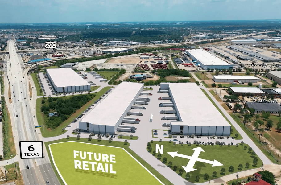 New industrial development under construction at Hwy. 290, Hwy. 6 in Cy-Fair