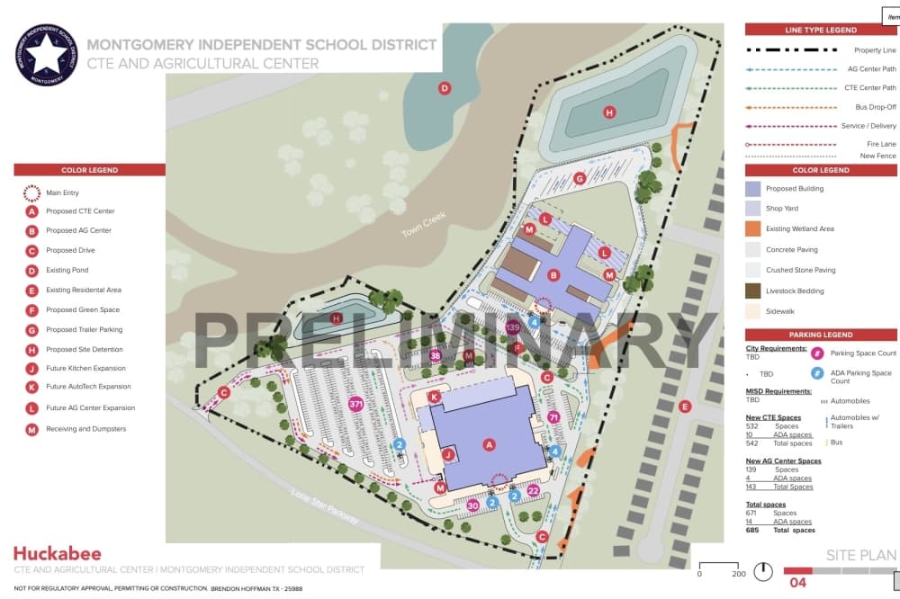 Location announced for Montgomery ISD CTE, agricultural science centers