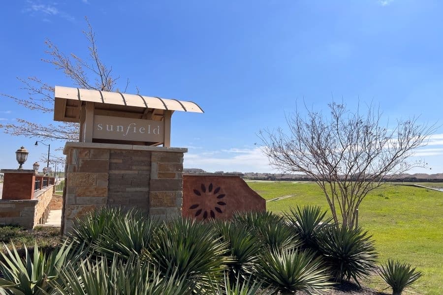 Third amenity center in Buda's Sunfield development underway