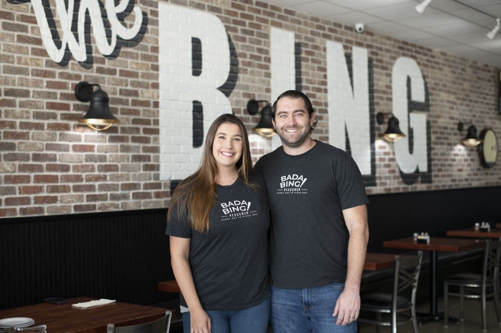 Tracey and Chris Nowlin bought Bada Bing Pizzeria from the previous owners in 2022. 