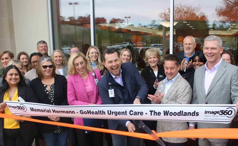 A ribbon-cutting ceremony was held at the Kuykendahl Road location. (Courtesy Memorial Hermann GoHealth Urgent Care)