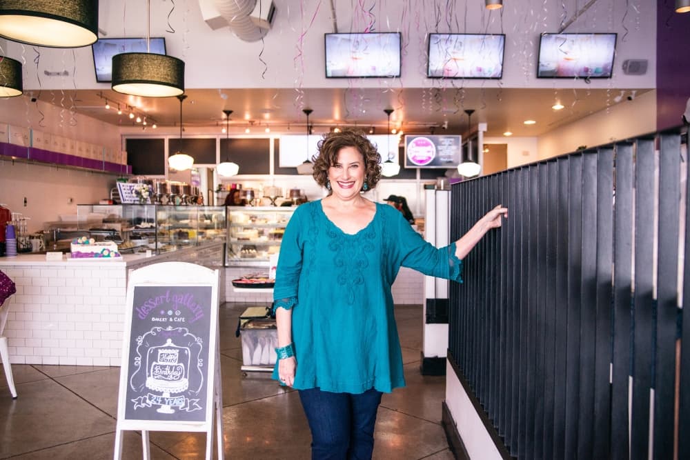 Sara Brook is CEO and founder of Dessert Gallery Bakery & Café. (Courtesy of Dessert Gallery Bakery & Café)