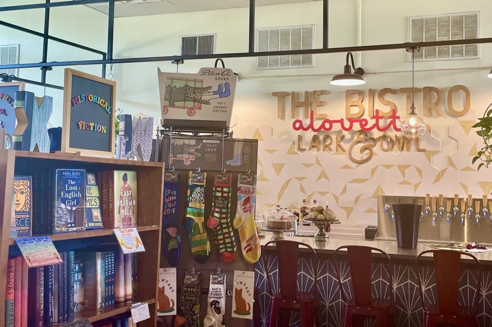 Lark & Owl Booksellers holds soft opening for dining concept Alouette Bistro