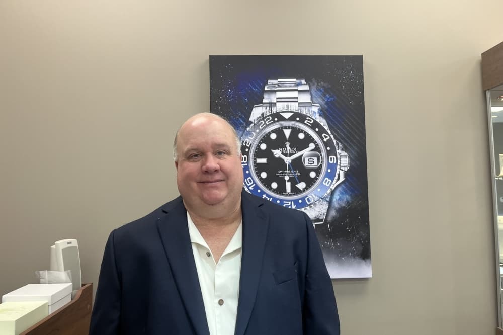 
Greg Gordon is the owner of Douglas Jewelers, which moved to Conroe five years ago. (Photos by Peyton MacKenzie/Community Impact)