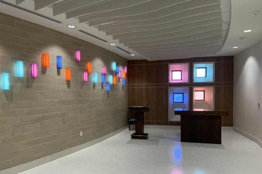 Dell Children’s Medical Center North has a chaplain located on the first floor of the facility. (Zacharia Washington/Community Impact)