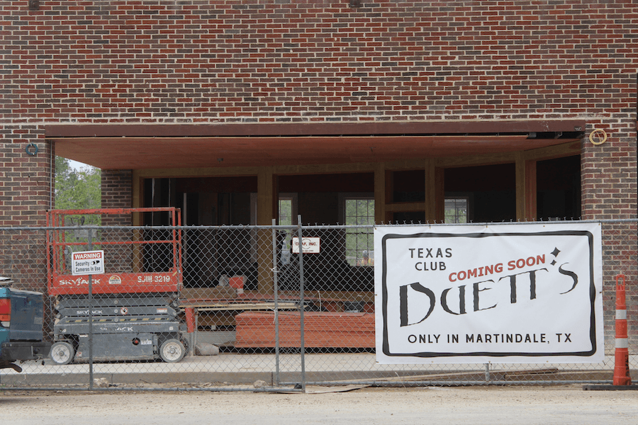 New bar, restaurant Duett's Texas Club coming soon to Martindale