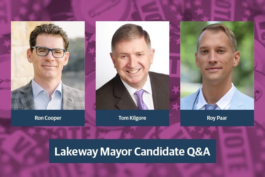 4 questions with the candidates for Lakeway mayor