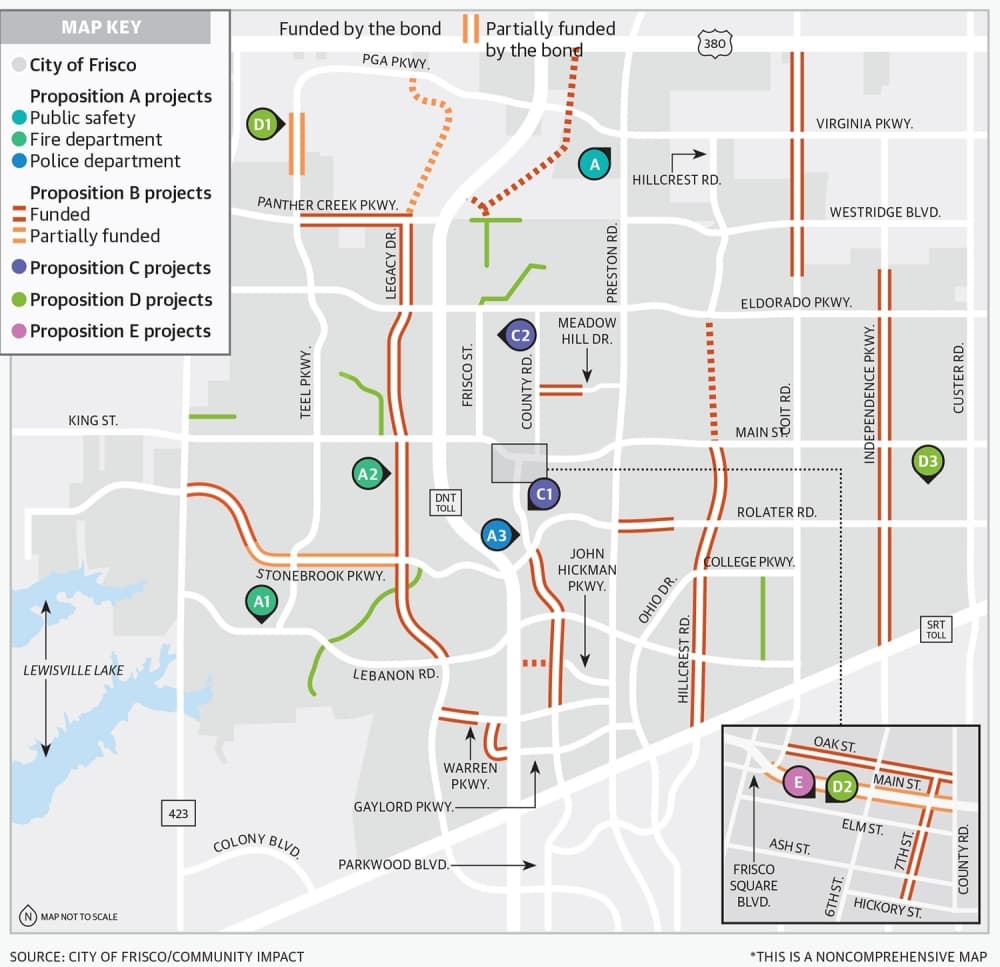  (Source: City of Frisco/Community Impact; Graphic designed by Michelle Degard/Community Impact).