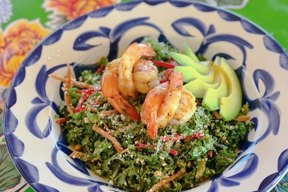 Guests can also try Kale Caesar Salad with shrimp at Mandito's Tex-Mex