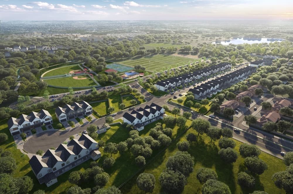 Projects underway in Cedar Park and Leander, including a new townhome community